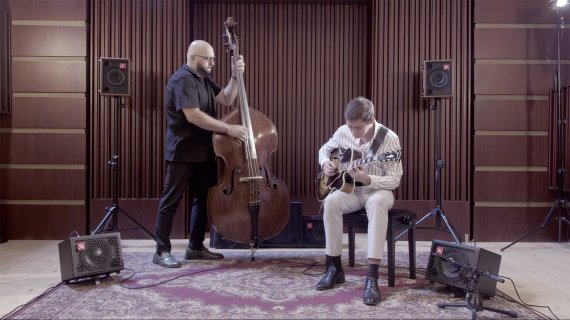 Jazz guitar  and double bass